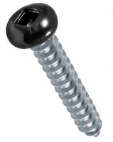 10A100SSP0Z/18BK 10A X 1" SQ PAN SMS ZINC PT.#18 BLACK